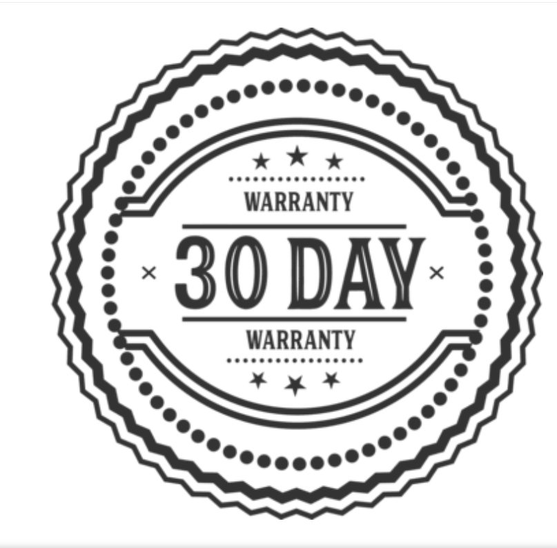 30 Day Warranty